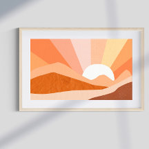 Retro psychedelic Groovy Colourful poster