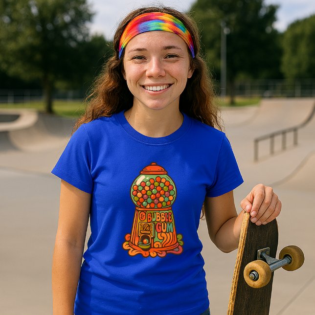 Retro Psychedelic Gumball Machine T-Shirt (Creator Uploaded)