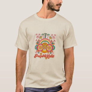 Retro psychedelic Peace and Love T-Shirt