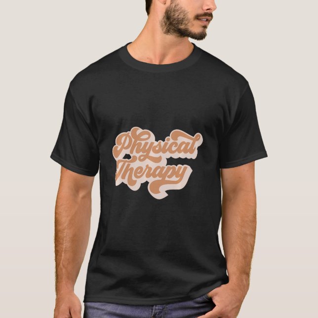 Retro Pt Pta Therapy Physical Therapist T-Shirt (Front)