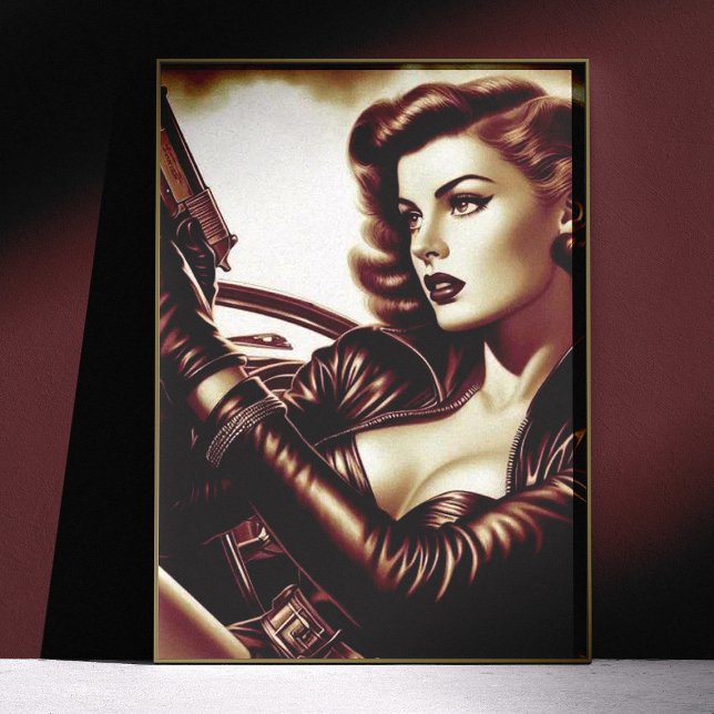 Retro Pulp Woman Poster (Creator Uploaded)