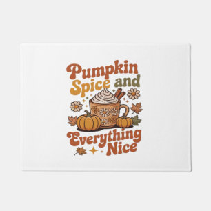 Retro Pumpkin Spice Everything Nice Classic T-Shir Doormat