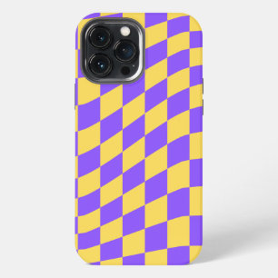 Retro Purple & Yellow iPhone 13 Pro Max Case