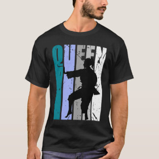 Retro Queen Karate Champion Birthday Grandaughter T-Shirt