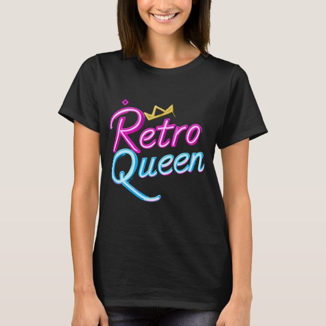 "Retro Queen" Vintage T-Shirt (Front)