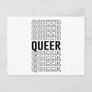 Retro Queer Design Postcard