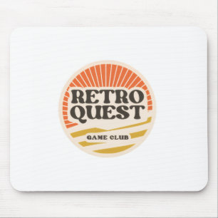 Retro Quest Vintage Gaming Mouse Pad