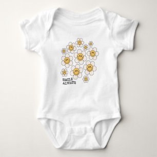 Retro quote baby bodysuit