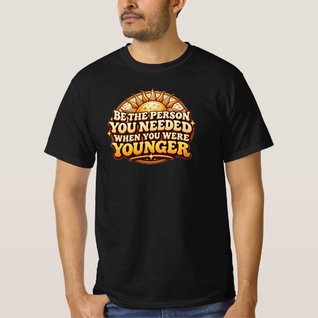 Retro Quote Inspirational T-Shirt (Front)