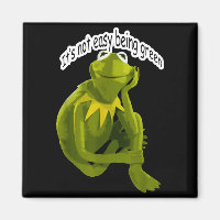Retro Quote Its Not Easy Being Green Funny Frog An