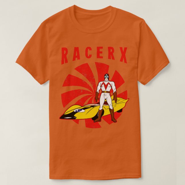 Retro Racer X T-Shirt (Design Front)