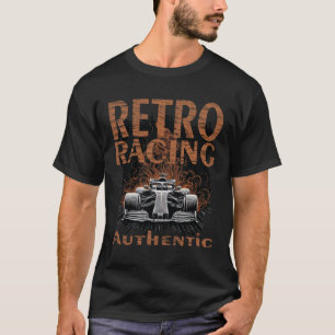 Retro Racing car Authentic T-Shirt