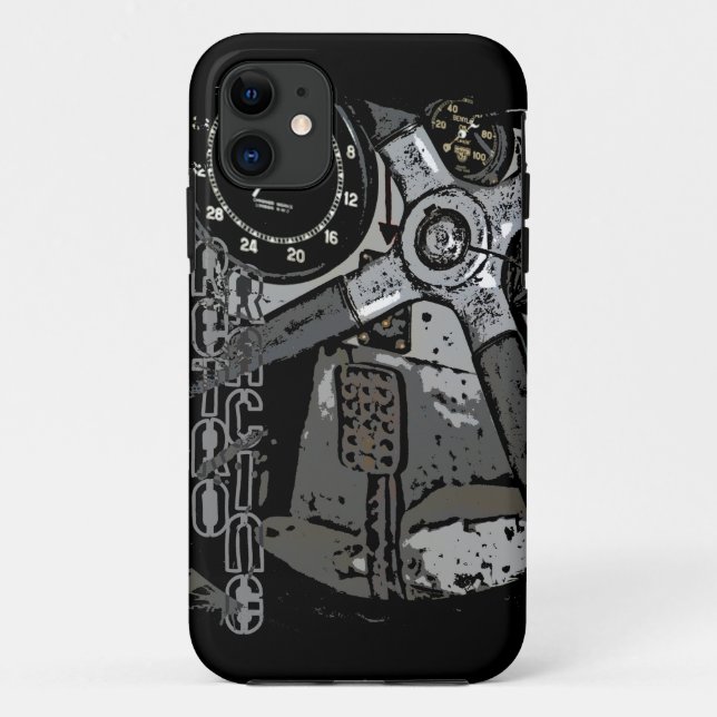 Retro Racing Oldtimer Details Graphic Design Case-Mate iPhone Case (Back)