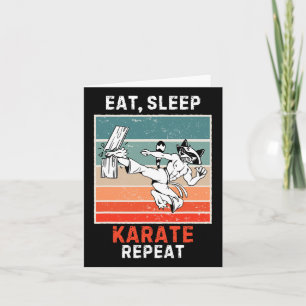 Retro Racoon Eat  Card