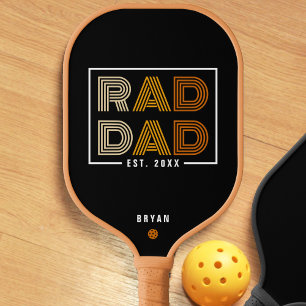 Retro Rad Dad Pickleball Paddle