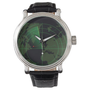 Retro Radar Screen Watch
