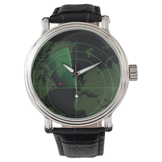 Retro Radar Screen Watch (Front)