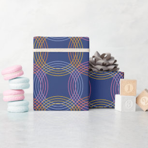 Retro Radiance Wrapping Paper