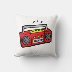 Retro Radio Boombox Cushion