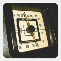 Retro Radio Dial 02 Sticker