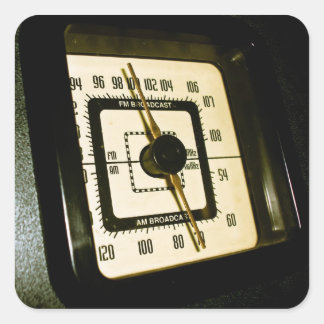 Retro Radio Dial 02 Sticker