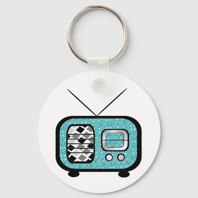 Retro Radio Key Ring (Front)