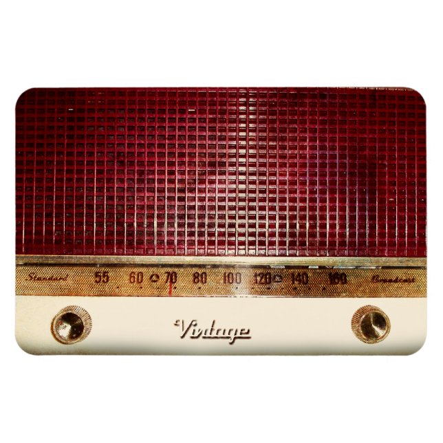 Retro radio magnet (Horizontal)
