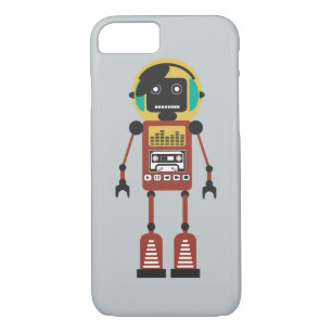 Retro Radio Robot Case-Mate iPhone Case
