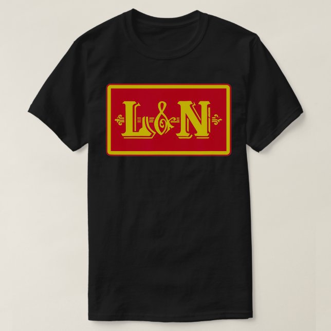 Retro Railroad Louisville and Nashville Railway  T-Shirt (Design Front)