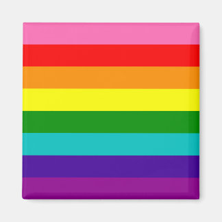 Retro Rainbow 8 Pride Magnet