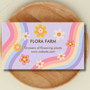 Retro Rainbow  Business Card