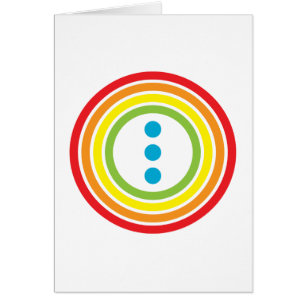 retro rainbow dots