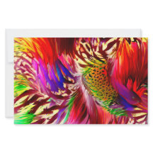 Retro Rainbow Feather Color Swatch Blocks