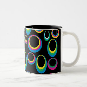 Retro Rainbow Ovals Mug