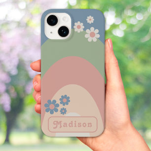 Retro Rainbow Pastel Personalized  Case-Mate iPhone 14 Case