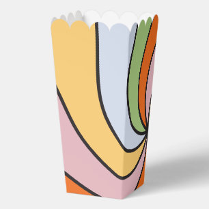 Retro Rainbow Poster Favour Box