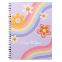 Retro Rainbow  purple 