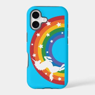 Retro Rainbow Unicorn iPhone 5/5S Case