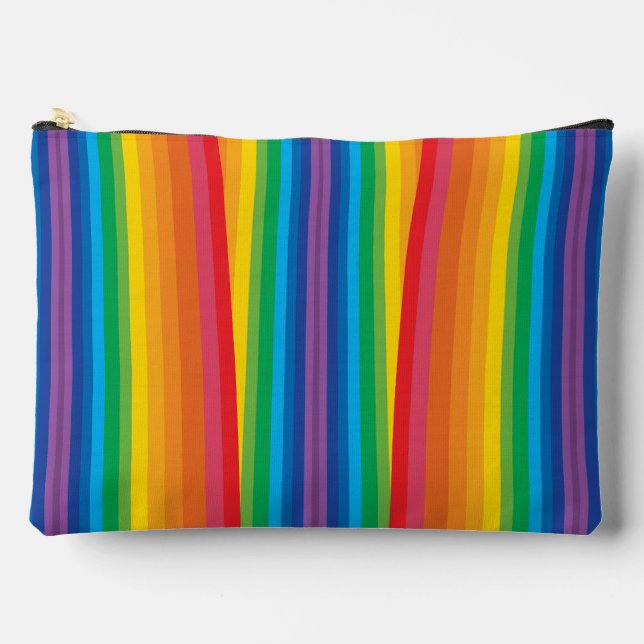 Retro Rainbows Large Pouch (Front)