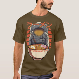 Retro-Ramen Astronaut Japanese Noodles Anime Gift T-Shirt