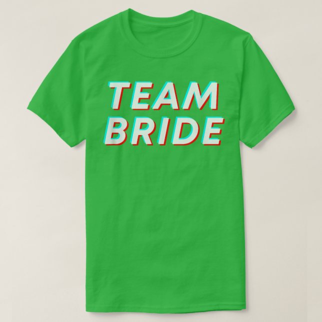 Retro Rave Festival Team Bride Bachelorette Bach B T-Shirt (Design Front)