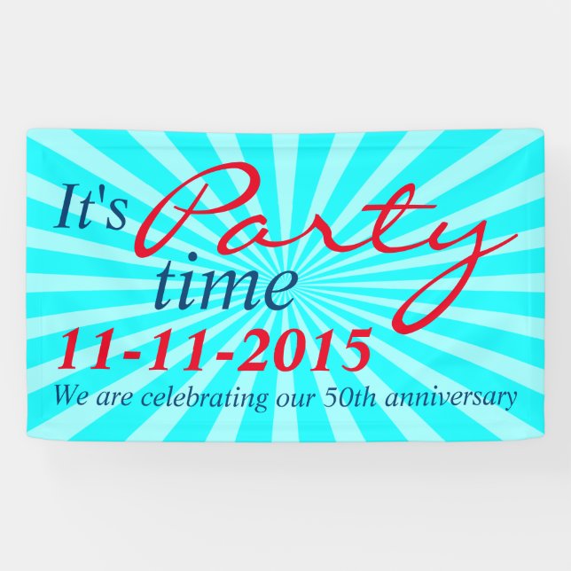 Retro Rays white transp. + your backgr. & ideas Banner (Horizontal)