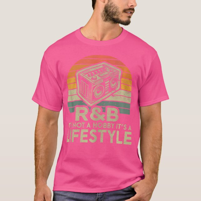 Retro Rb Lifestyle Rb Musician T-Shirt (Front)