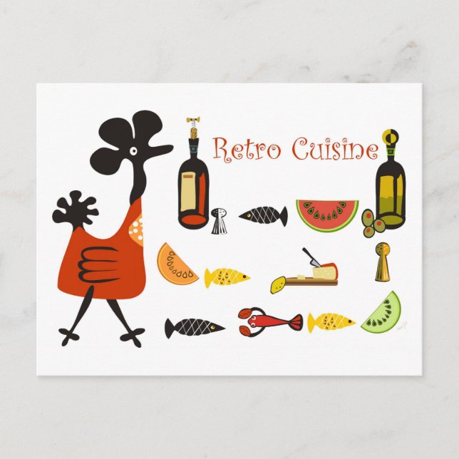 Retro Recipe Postcard (Front)