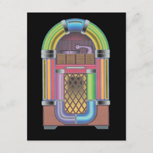 Retro Record Hop Jukebox Music Reunion Invitation