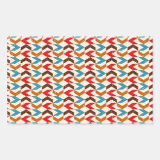 Retro Rectangular Sticker