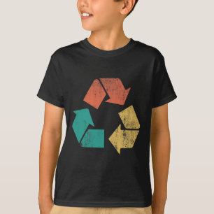 Retro Recycle Logo Protect Nature Earth Day Men Wo T-Shirt