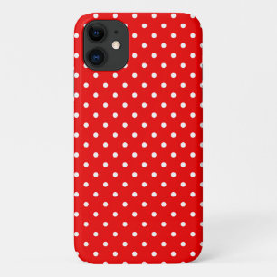 Retro Red and White Polka Dots Case-Mate iPhone Case