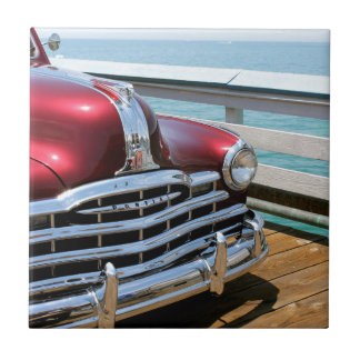 Retro Red Car Tile