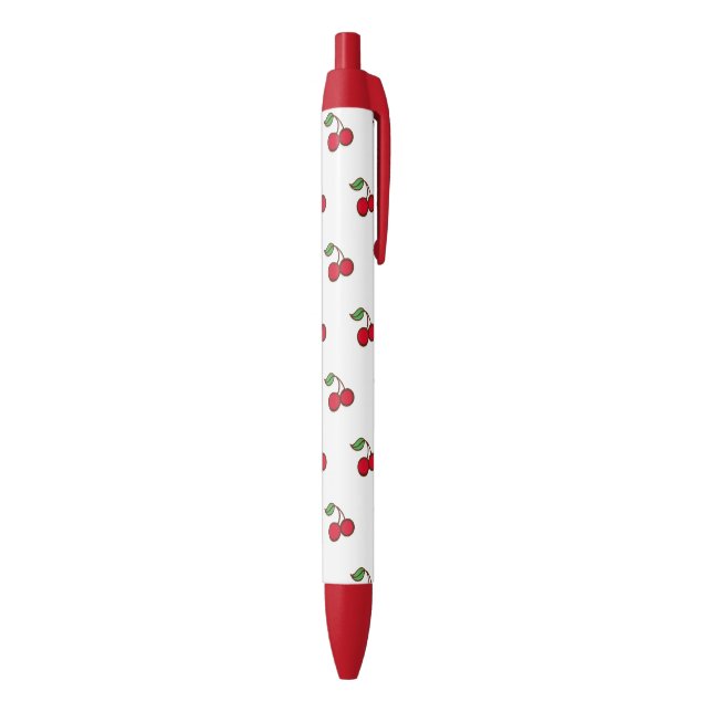 Retro Red Cherry Writing Pens (Bottom (Vertical))